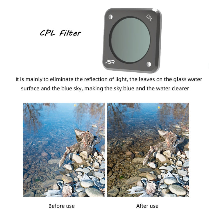 JSR  Action Camera Filters for DJI Action 2,Style:  ND32 - DJI & GoPro Accessories by JSR | Online Shopping UK | buy2fix