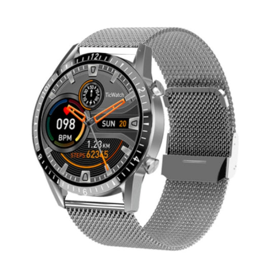 I9 1.3 Inch Heart Rate/Blood Pressure/Blood Oxygen Monitoring Watch, Color: Silver Steel - Smart Wear by buy2fix | Online Shopping UK | buy2fix