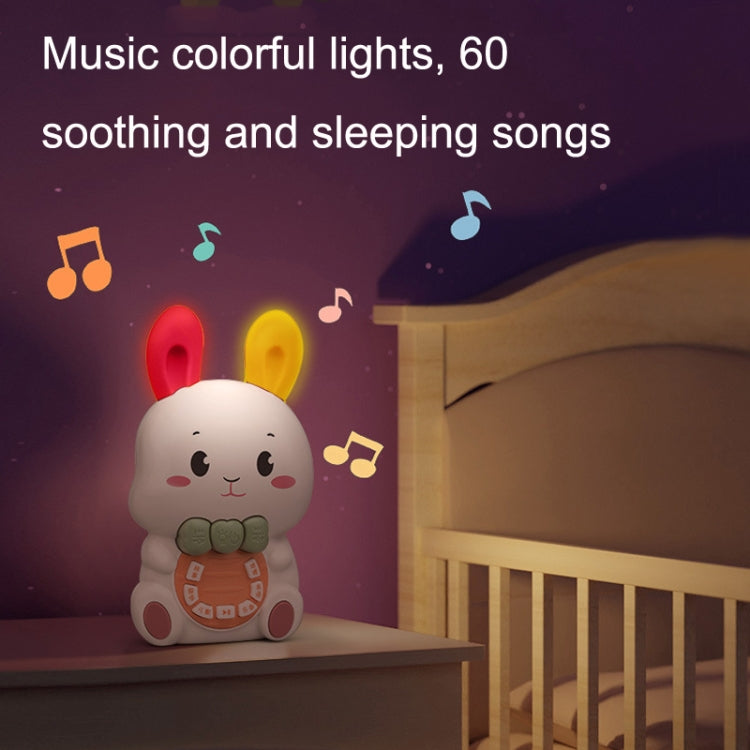 Children Singing Puzzle Luminous Rabbit Early Education Learning Machine(White) - Learning & Machines by buy2fix | Online Shopping UK | buy2fix