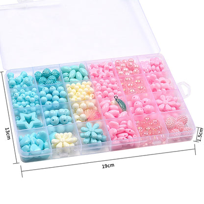 24 Grid Acrylic Beaded Kids DIY Necklace Bracelet Toys(Fresh Princess) - DIY Developmental Toys by buy2fix | Online Shopping UK | buy2fix