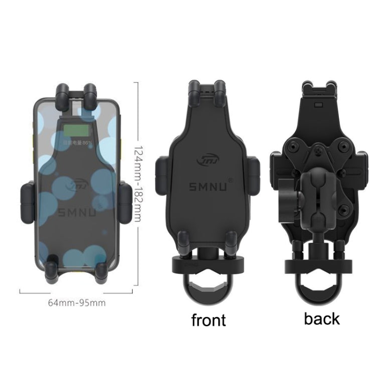 SMNU SM047 Motorcycle Shock Absorption Riding Anti-Shake Bracket(Rearview Mirror Installation) - In Car by SMNU | Online Shopping UK | buy2fix