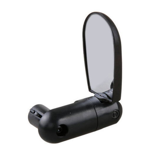 2 Pairs Adjustable Bicycle Flat Rearview Mirror Cycling Accessories(Black) - View Mirrors by buy2fix | Online Shopping UK | buy2fix