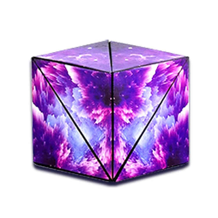 3D Variety Geometry Alien Magic Cube Magnetic Logic Thinking Children Educational Toys(Magic Purple) - Magic Cubes by buy2fix | Online Shopping UK | buy2fix