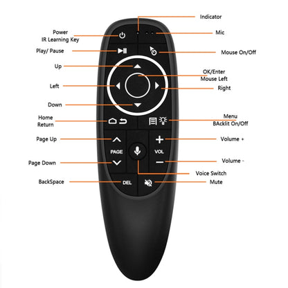 Intelligent Voice Remote Control With Learning Function, Style: G10S With Gyroscope - Consumer Electronics by buy2fix | Online Shopping UK | buy2fix