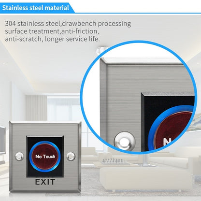 Infrared Induction Contact-free Access Control Door Open Button - Security by buy2fix | Online Shopping UK | buy2fix