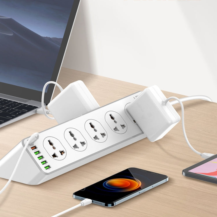 LDNIO SC10610 30W 10+6 Ports Multifunctional Travel Home Office Fast Charging Socket, Spec: UK Plug - Extension Socket by LDNIO | Online Shopping UK | buy2fix