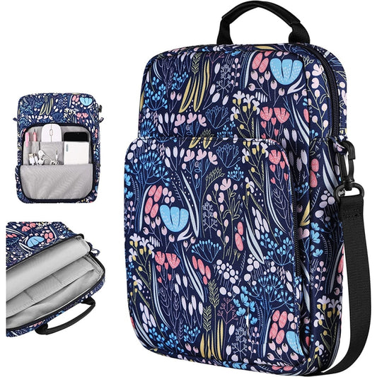 Vertical Laptop Bag Handheld Shoulder Crossbody Bag, Size: 9.7-11 Inch(Blue) - 10 - 11 inch by buy2fix | Online Shopping UK | buy2fix