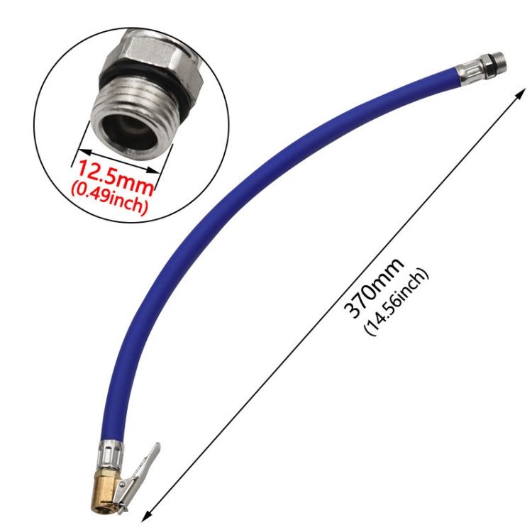 2 PCS Bicycle Car Tire Rubber Tube Pump Nozzle, Specification: 12.5mm Blue - Bicycle Locks & Bicycle Pumps by buy2fix | Online Shopping UK | buy2fix