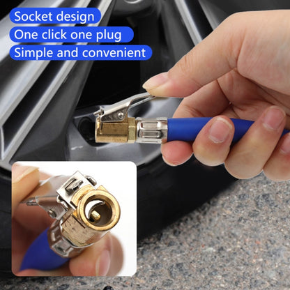 2 PCS Bicycle Car Tire Rubber Tube Pump Nozzle, Specification: 12.5mm Blue - Bicycle Locks & Bicycle Pumps by buy2fix | Online Shopping UK | buy2fix