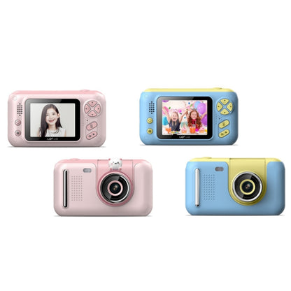 2.4 Inch Children HD Reversible Photo SLR Camera, Color: Pink + 16G Memory Card + Card Reader - Children Cameras by buy2fix | Online Shopping UK | buy2fix