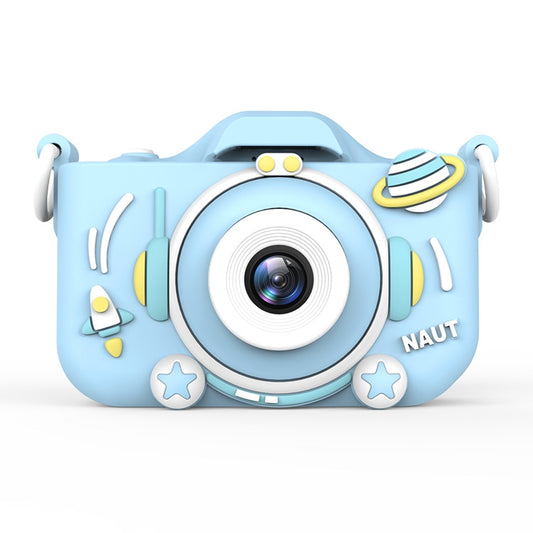 Q10 HD 1080P Dual-Camera Astronaut Kids Camera Photo and Video Digital Camera(Blue) - Consumer Electronics by buy2fix | Online Shopping UK | buy2fix
