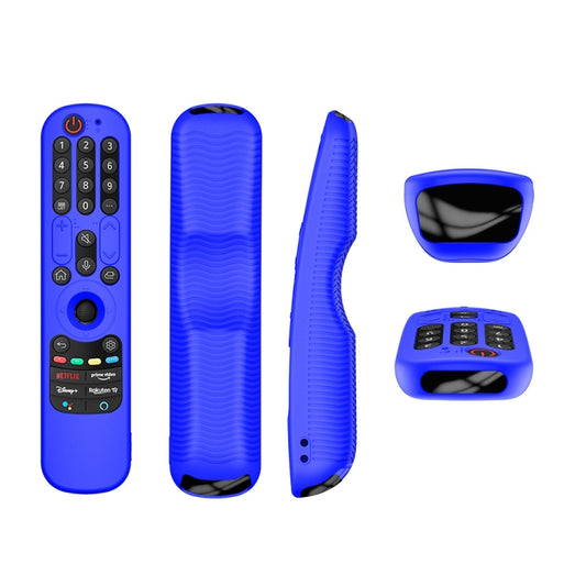 For LG An-MR21GC / AN-MR21N / AN-MR21GA TV Remote Control Silicone Protective Case(Blue) - Consumer Electronics by buy2fix | Online Shopping UK | buy2fix