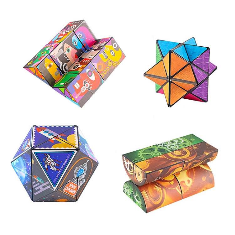Qiyi Geometric Infinite Magic Cube Space Thinking Puzzle Decompression Toy(Change Textures) - Magic Cubes by Qiyi | Online Shopping UK | buy2fix