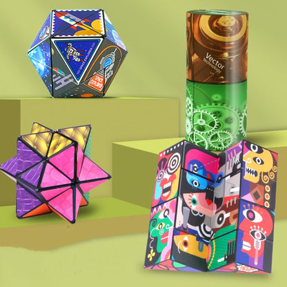Qiyi Geometric Infinite Magic Cube Space Thinking Puzzle Decompression Toy(Gear) - Magic Cubes by Qiyi | Online Shopping UK | buy2fix