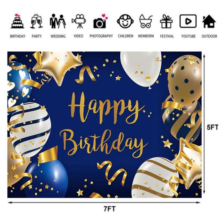 1.5x2.1m Children Birthday Party Backdrop Photography Backdrop Props - Camera Accessories by buy2fix | Online Shopping UK | buy2fix