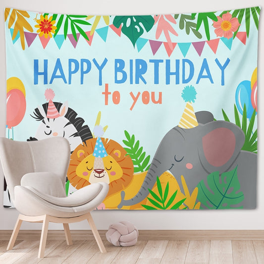 Happy Birthday Photo Backdrop Party Decoration Tapestry, Size: 100x75cm(GT56-5) - Camera Accessories by buy2fix | Online Shopping UK | buy2fix