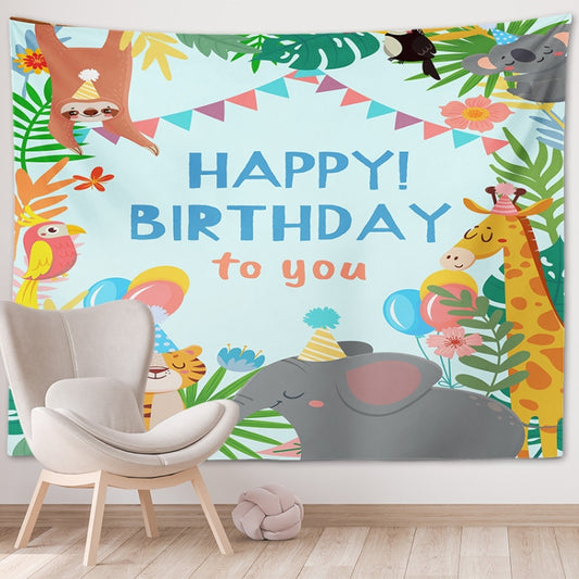 Happy Birthday Photo Backdrop Party Decoration Tapestry, Size: 150x130cm(GT56-3) - Camera Accessories by buy2fix | Online Shopping UK | buy2fix