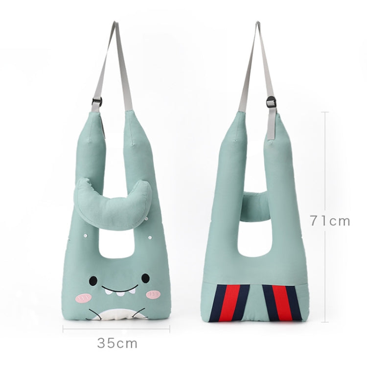 8146 Cartoon Adjustable Car Children Sleep Safety Belt U-shaped Neck Pillow(Gray Totoro) - In Car by buy2fix | Online Shopping UK | buy2fix