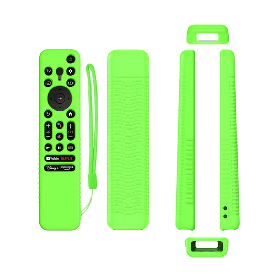 Y56 Voice Remote Silicone Anti-Fall Protective Case For Sony RMF-TX800U/C/P/T/900U(Luminous Green) - Consumer Electronics by buy2fix | Online Shopping UK | buy2fix