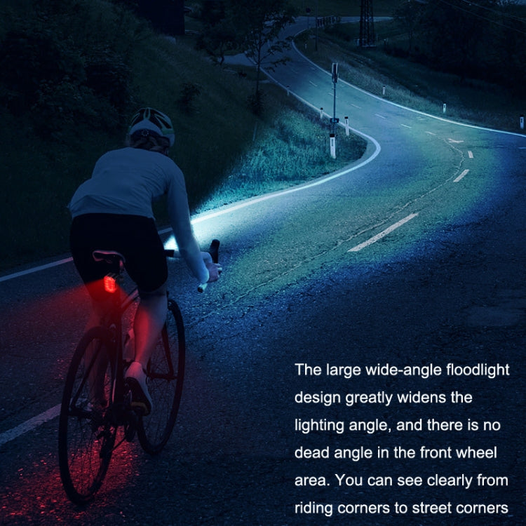 Bicycle Light USB Charging Outdoor LED Riding Lamp Set, Style: Front Light - Taillights by buy2fix | Online Shopping UK | buy2fix