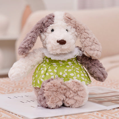Cute Dressing Teddy Plush Toys Decorative Gift Plush Doll, Color: Green Skirt - Soft Toys by buy2fix | Online Shopping UK | buy2fix