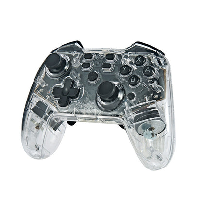 For Switch Pro Wireless Bluetooth Gamepad With LED Light Wake Up Function(Transparent) - Gamepads by buy2fix | Online Shopping UK | buy2fix