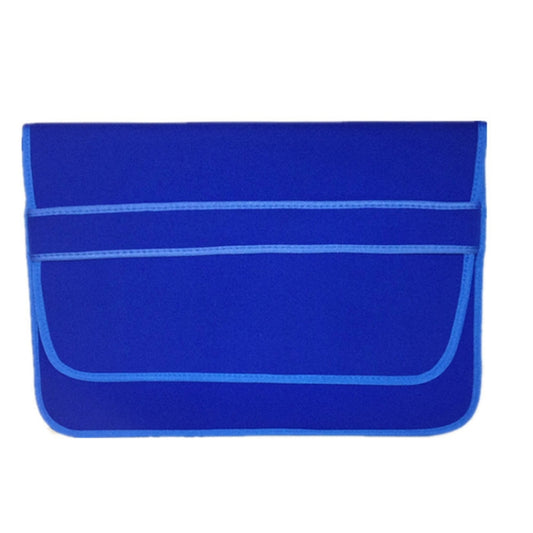 15 Inch Neoprene Laptop Lining Bag Horizontal Section Flap Clutch Bag(Blue) -  by buy2fix | Online Shopping UK | buy2fix