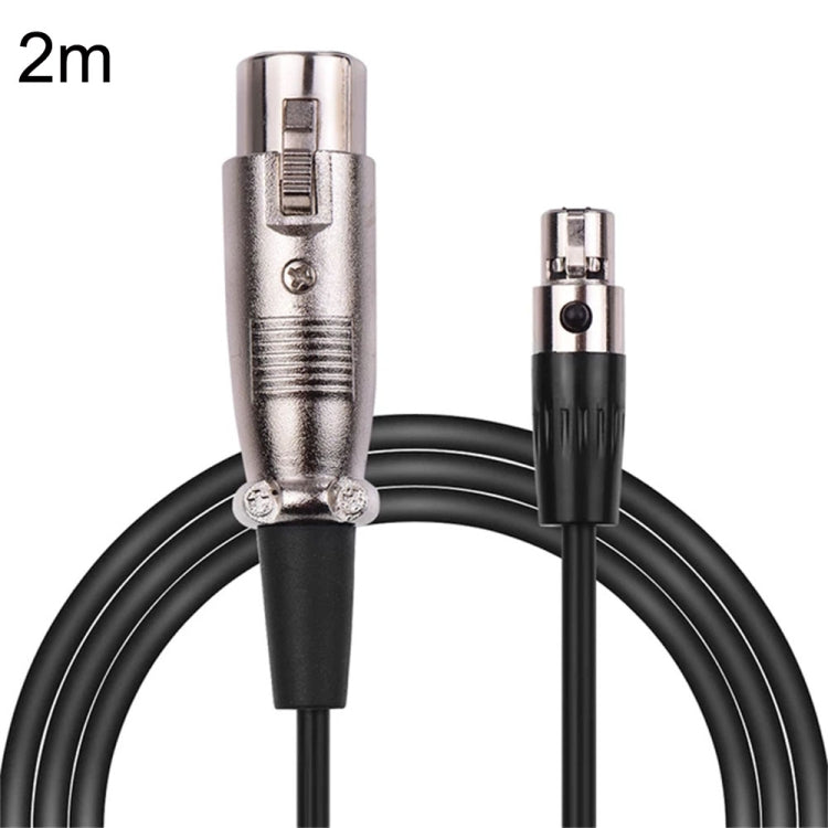 Xlrmini Caron Female To Mini Female Balancing Cable For 48V Sound Card Microphone Audio Cable, Length: 2m - Microphone Audio Cable & Connector by buy2fix | Online Shopping UK | buy2fix