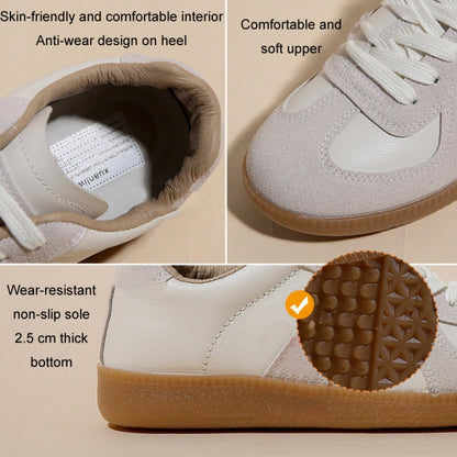 Couple Style Breathable Running Casual Sneakers, Size: Women 37(Beige) - Flat Shoes by buy2fix | Online Shopping UK | buy2fix
