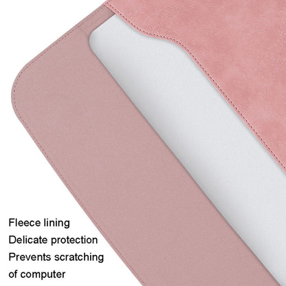 A20 Laptop Bag Magnetic Suction Slim Tablet Case Inner Bag, Size: 15.4/16 inch(Pink) -  by buy2fix | Online Shopping UK | buy2fix