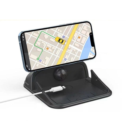 Vehicle Dashboard Mobile Phone Navigation Silicone Bracket(Black) - In Car by buy2fix | Online Shopping UK | buy2fix