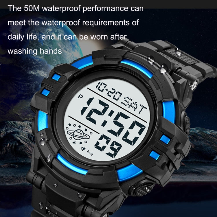 SKMEI 2003 Multifunctional Back Light Sports Watch Mens Countdown Date Alarm Clock Watch(Rose Gold Black Machine) - LED Digital Watches by SKMEI | Online Shopping UK | buy2fix
