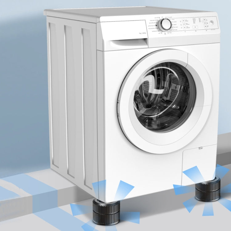 4pcs Double-layer JDY-H Washing Machine Shock-absorbing Floor Mat Furniture Non-slip Heightening Bracket - Washing Machines & Parts by buy2fix | Online Shopping UK | buy2fix