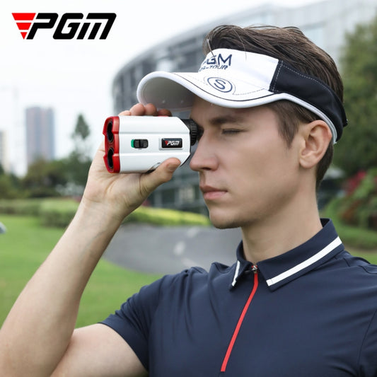 PGM JQ015 IP54 Waterproof Golf Laser Distance Meter Telescope, Measuring Distance: 600m(White) - Binoculars by PGM | Online Shopping UK | buy2fix