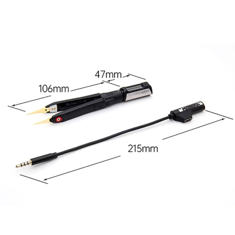 MINIWARE DT71 Measuring Digital Tweezers Signal Generator Multimeter - Digital Multimeter by MINIWARE | Online Shopping UK | buy2fix