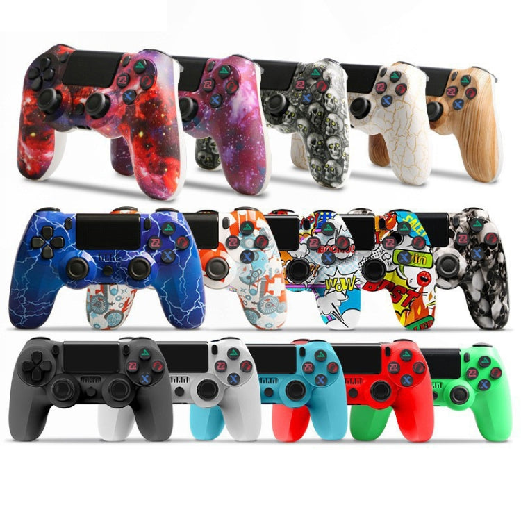 For PS4 Wireless Bluetooth Game Controller With Light Strip Dual Vibration Game Handle(Burst) - Gamepads by buy2fix | Online Shopping UK | buy2fix