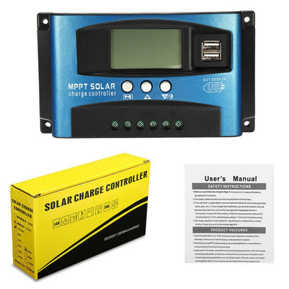 YCX-003 30-100A Solar Charging Controller with LED Screen & Dual USB Port Smart MPPT Charger, Model: 12/24/36/48/60V Wifi 100A - Others by buy2fix | Online Shopping UK | buy2fix