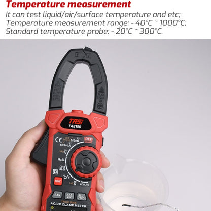 TASI TA813A Clamp Meter High Accuracy AC DC Voltage Ammeter - Digital Multimeter by TASI | Online Shopping UK | buy2fix