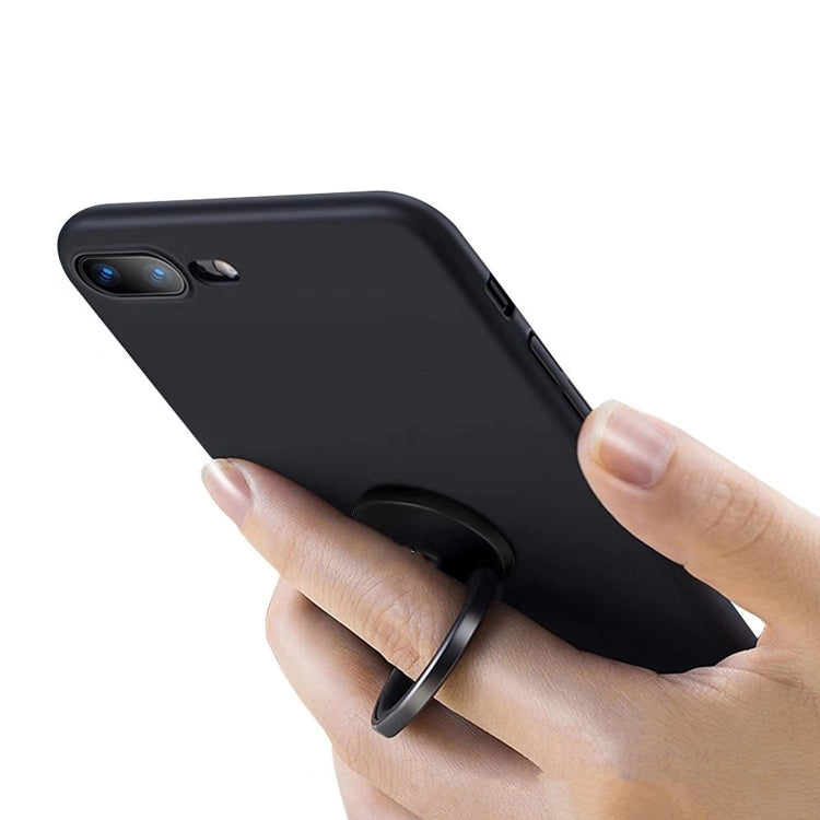 Full Metal Bracket 360 Degree Rotating Magnetic Phone Ring Buckle(Black) - Ring Holder by buy2fix | Online Shopping UK | buy2fix