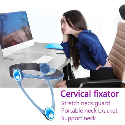 Adult Adjustable Neck Brace Household Cervical Spine Correction Protector(Transparent) - Corrector by buy2fix | Online Shopping UK | buy2fix