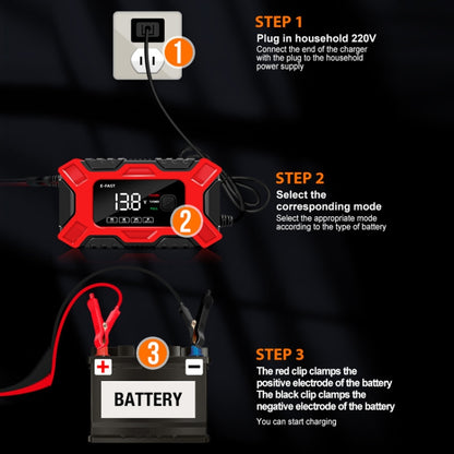 E-FAST 12V Motorcycle Car Battery Emergency Start Charger(UK Plug) - Power Bank by E-FAST | Online Shopping UK | buy2fix