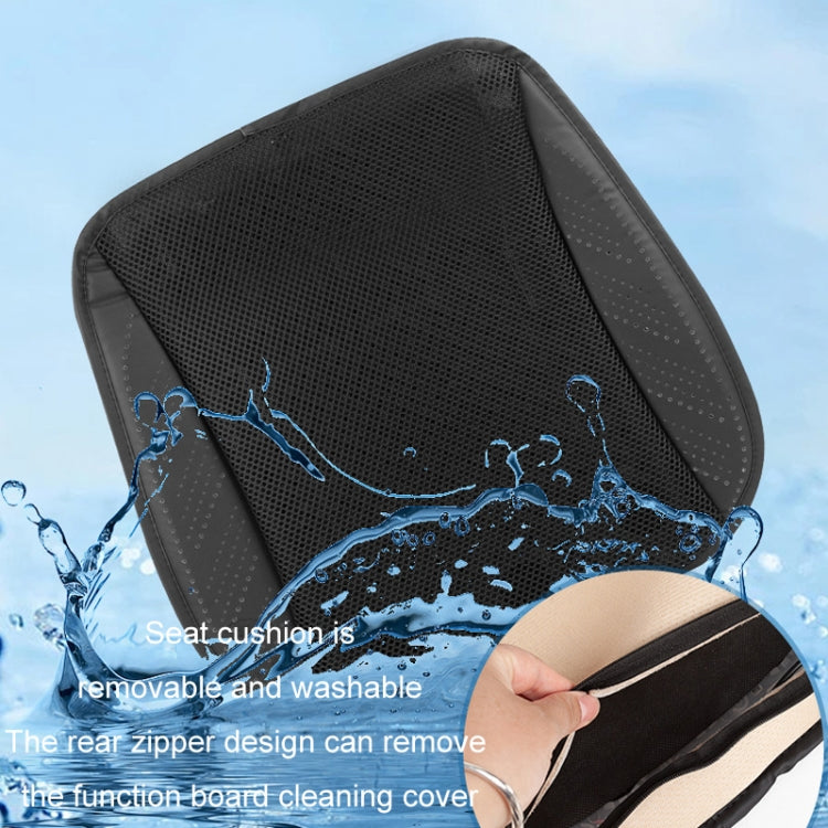 Multifunctional USB Fan Ventilation Heat Dissipation Car Seat Cushion(Black) - Seat Accessories by buy2fix | Online Shopping UK | buy2fix