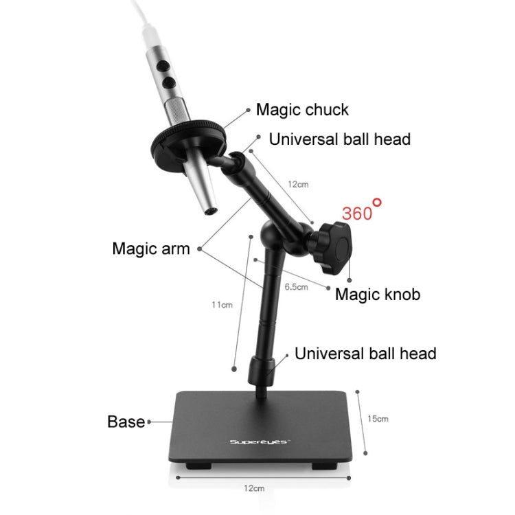 5 Million Digital Electron Microscope Magnifying Dermatoscope, Specification: B008+Z04 Universal Bracket+WIFI Box - Digital Microscope by buy2fix | Online Shopping UK | buy2fix