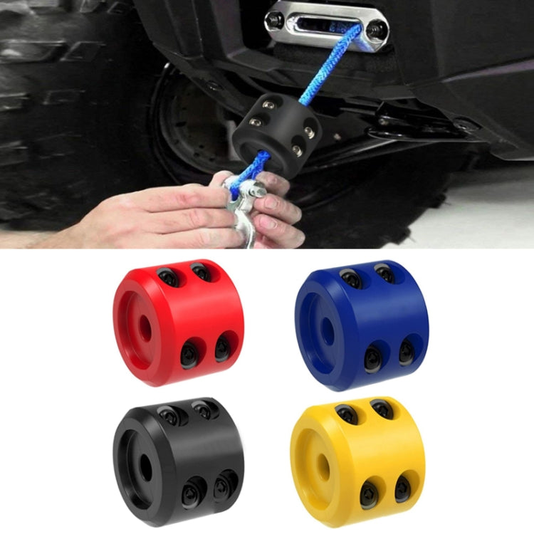 Anti-Abrasion Rubber Plug For Towing Hook Compatible With KFI/ATV Stranded Cables(Blue) - Towing Bars by buy2fix | Online Shopping UK | buy2fix