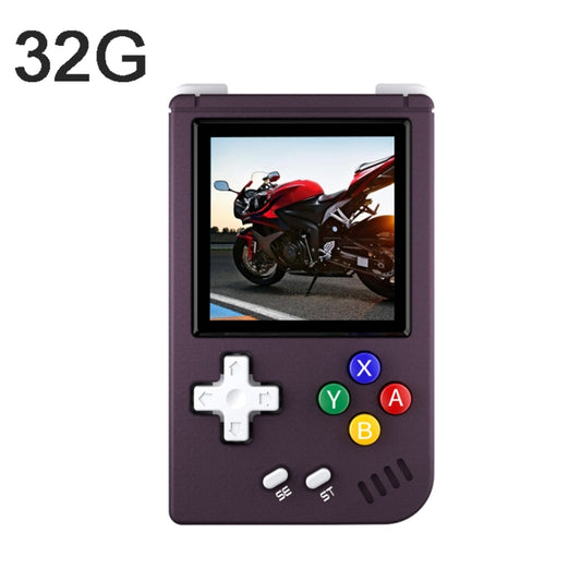ANBERNIC RG Nano  1.54-Inch IPS Linux System Classic Pocket Retro Game Console 32G 3000 Games(Dark Purple) - Pocket Console by ANBERNIC | Online Shopping UK | buy2fix