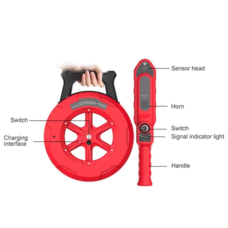 NOYAFA NF-5130 Wall Pipe Blockage Detector Pipe Blockage Detector For Iron/PVC/Cement/Steel Pipes - Other Tester Tool by NOYAFA | Online Shopping UK | buy2fix