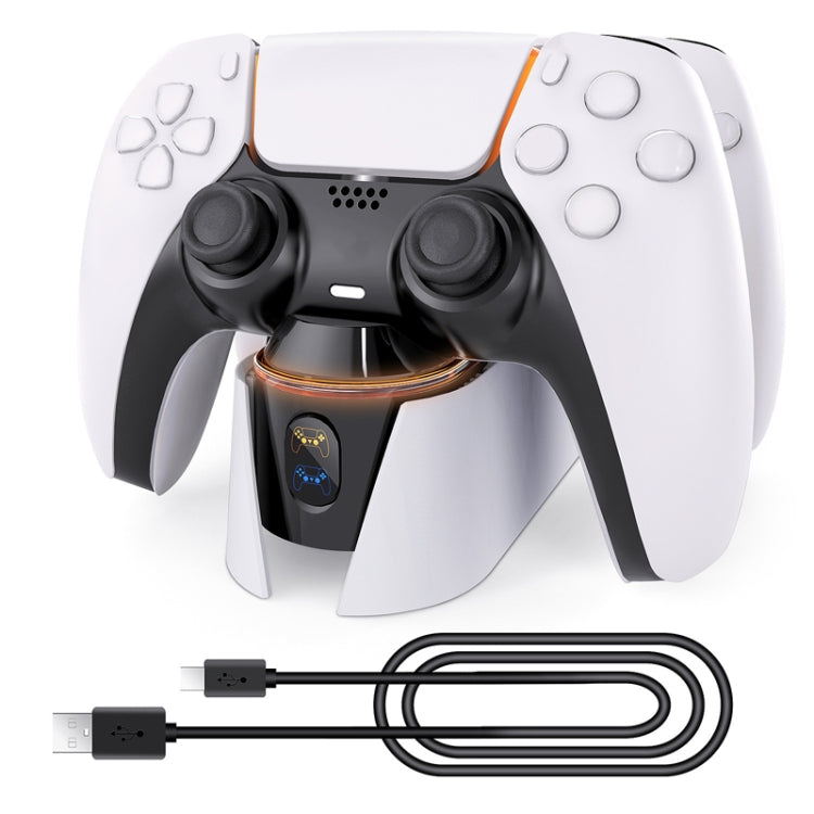 For PS5 Gamepad Contact Dual Charging Dock Gamepad Charger - Charger & Power by buy2fix | Online Shopping UK | buy2fix