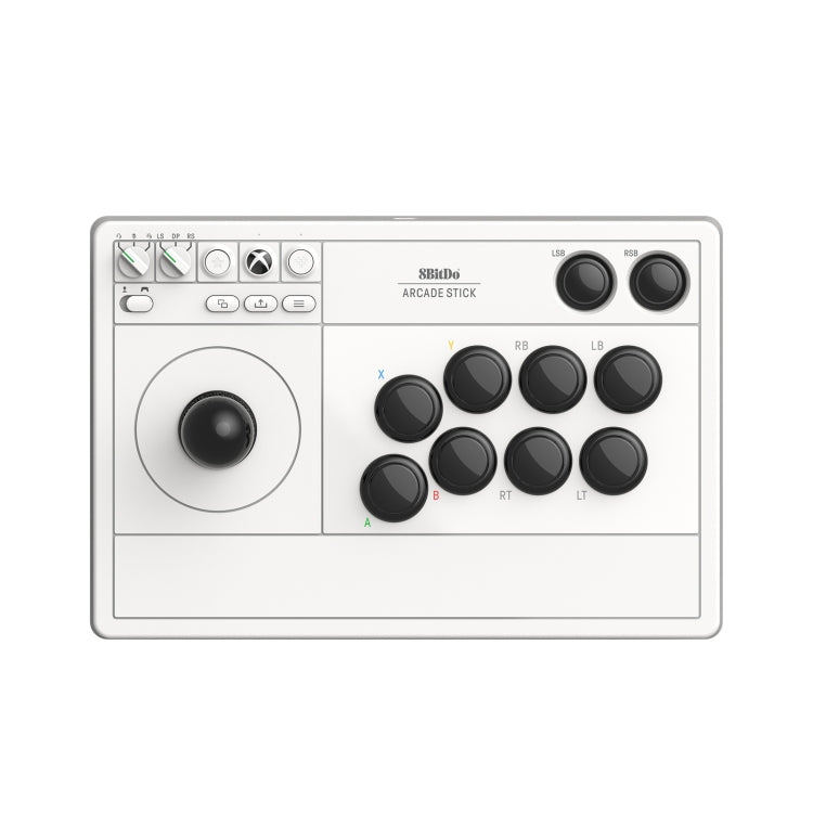 8Bitdo Wireless 2.4G Arcade Stick For Xbox Series X / S / Xbox One / Windows 10(White) - Gamepad by 8BitDo | Online Shopping UK | buy2fix