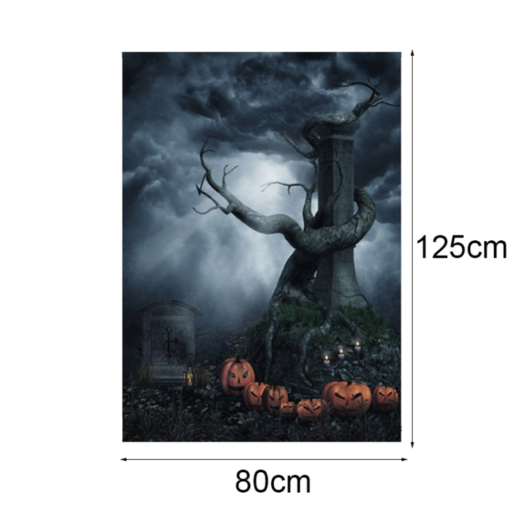 1.25x0.8m Holiday Party Photography Background Halloween Decoration Hanging Cloth, Style: WS-207 - Cartoon by buy2fix | Online Shopping UK | buy2fix