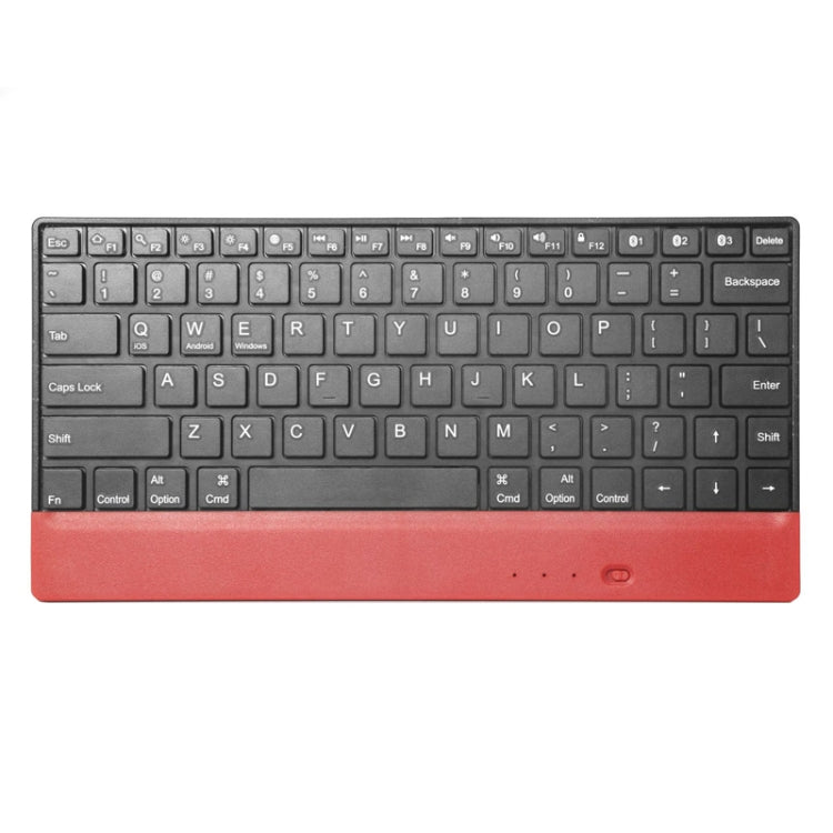 B080 Lightweight Wireless Bluetooth Keyboard Tablet Phone Laptop Keypad(Red) - Wireless Keyboard by buy2fix | Online Shopping UK | buy2fix